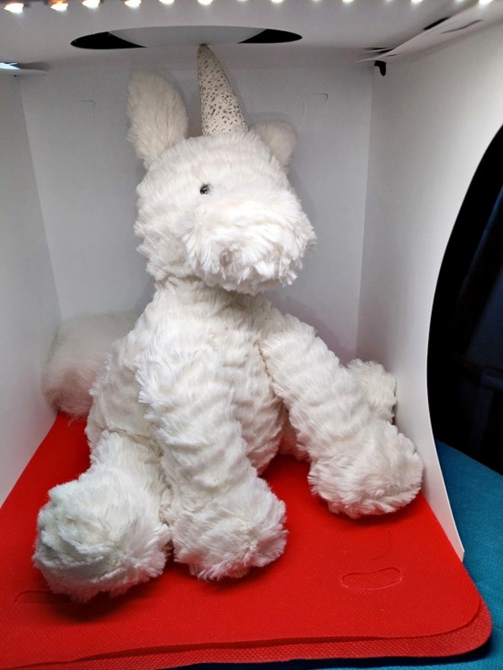 Jellycat Bashful Unicorn White Plush Stuffed Animal